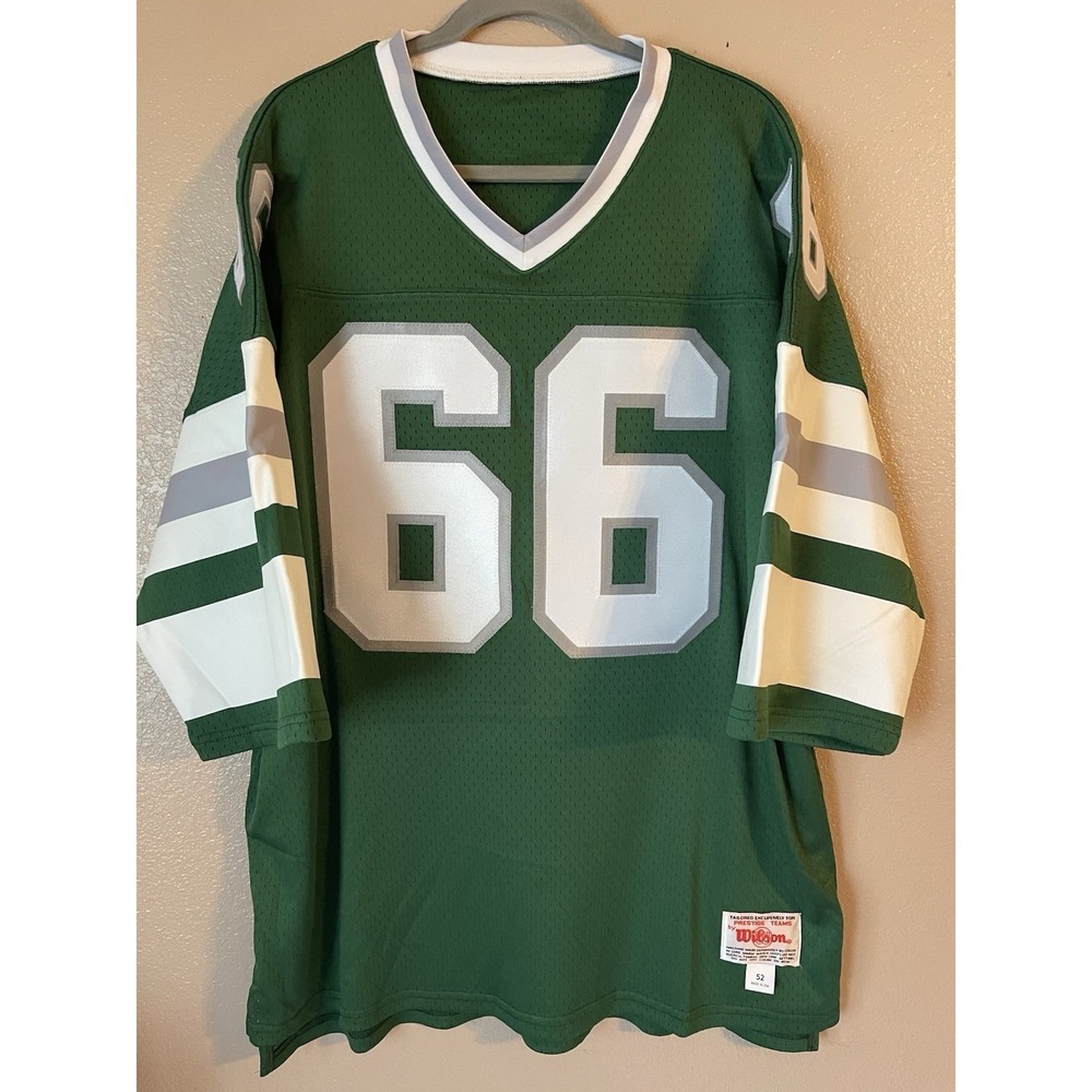Men's 52 Philadelphia Eagles Bill Bergey #66 Vintage Wilson Prestige Jersey